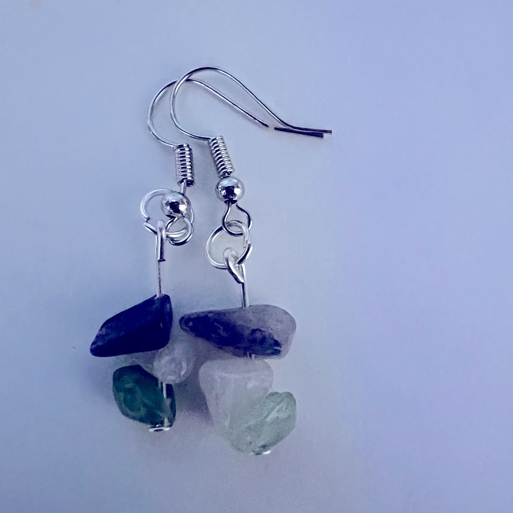 Gay pride earrings